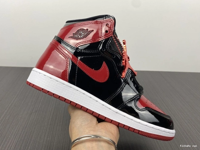 555088-063 OG Bred Air 1 Jordan Patent High 0704